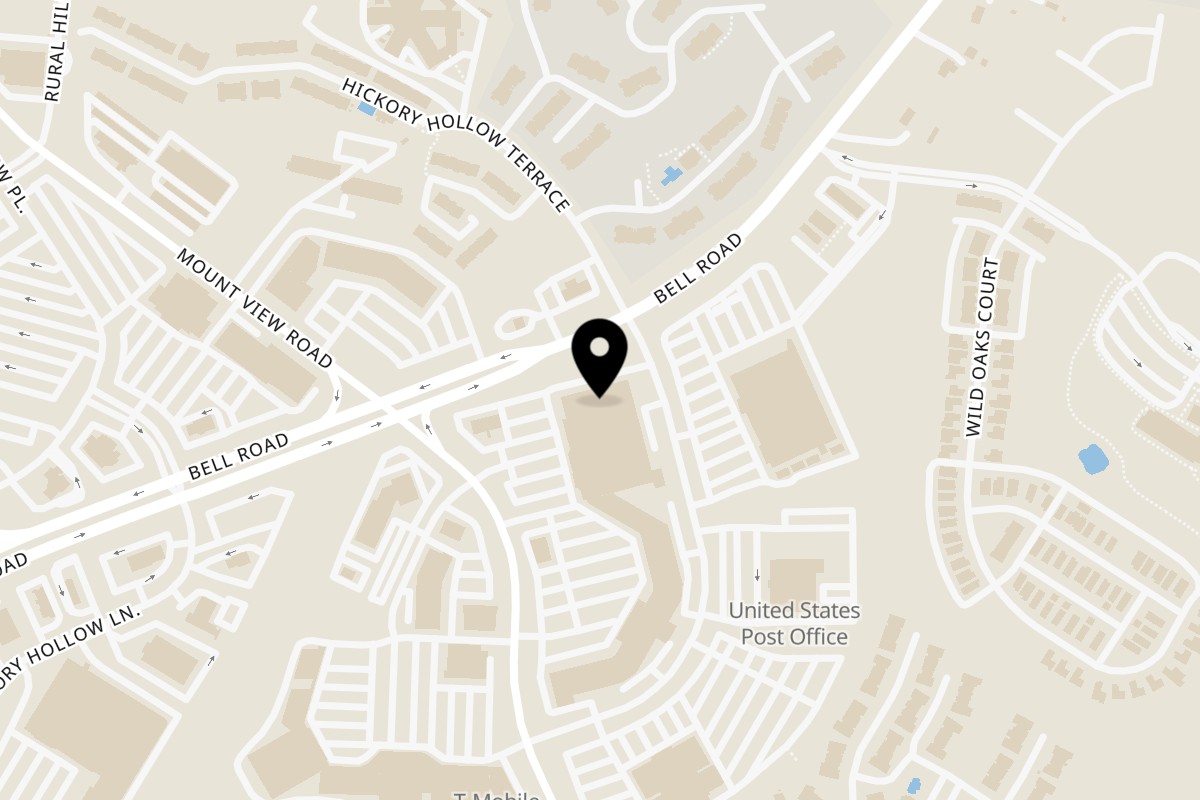 Map showing the location of Extreme Hot Wings on 5307 Mt View Rd in Antioch
